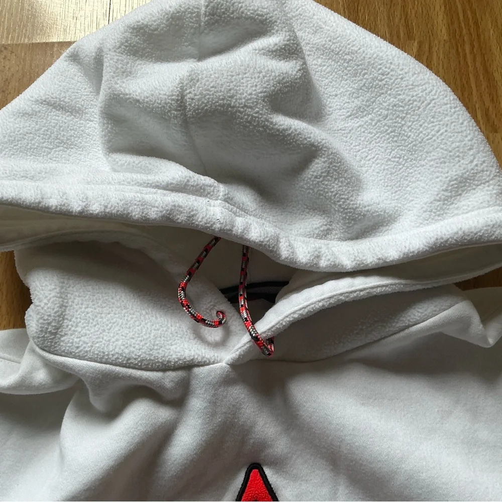 Nike Jordan size small white hoodie utility mountainside fleece sweatshirt
